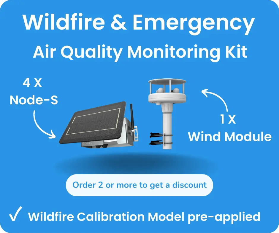 Emergency Response Air Monitoring Kit Respond to Wildfire Smoke!